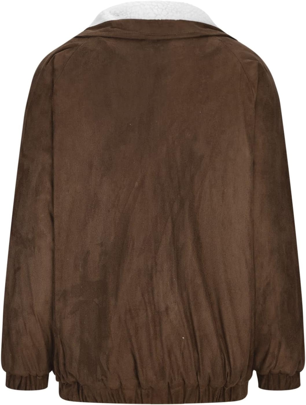 Women’s Jacket with Snap Closure and Geometric Pattern