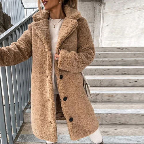 Women’s Long Fluffy Coat
