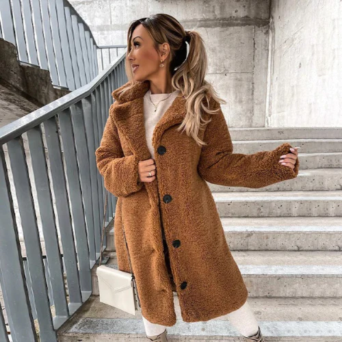 Women’s Long Fluffy Coat