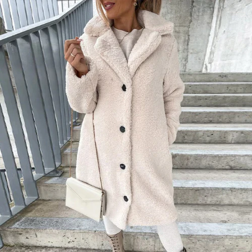 Women’s Long Fluffy Coat