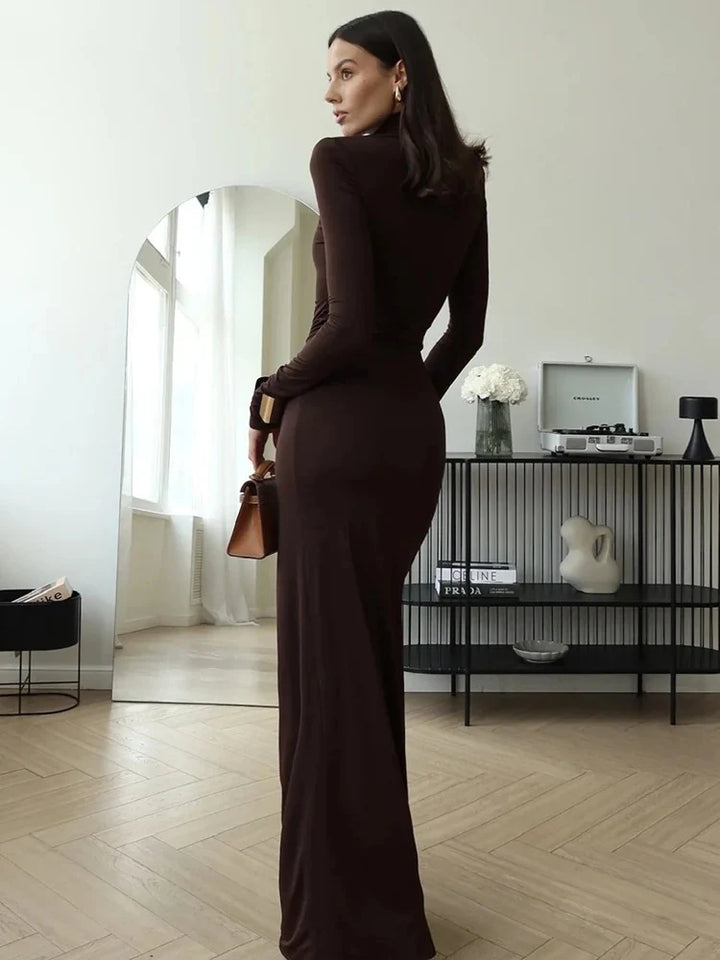 Women’s Long-Sleeve Maxi Dress