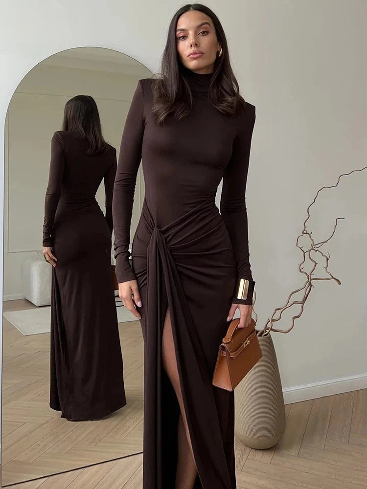 Women’s Long-Sleeve Maxi Dress