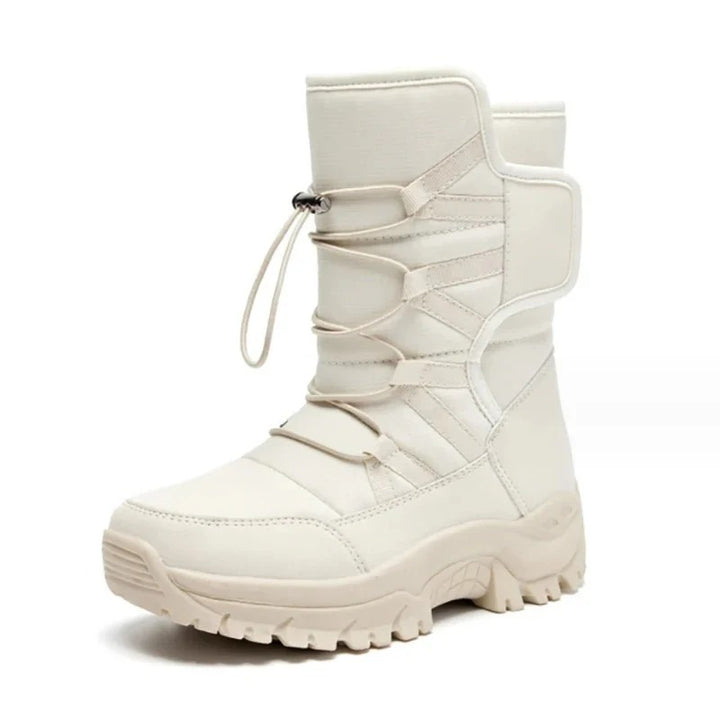 Women’s Mid-Calf Boots with Bungee Laces