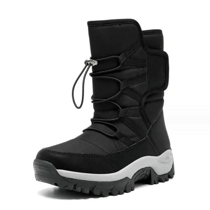 Women’s Mid-Calf Boots with Bungee Laces