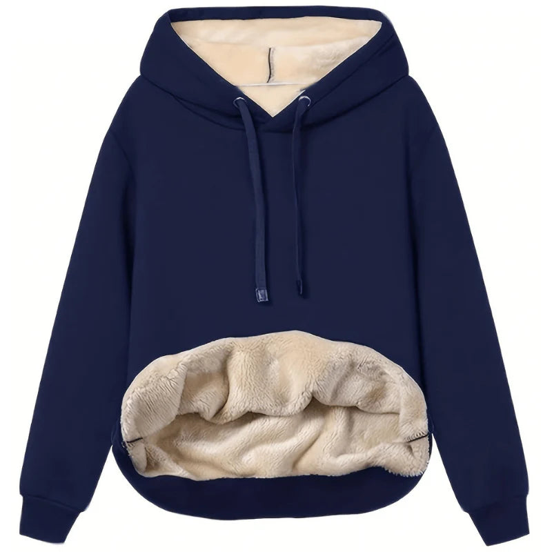 Women’s Pullover Hoodie with Plush Lining