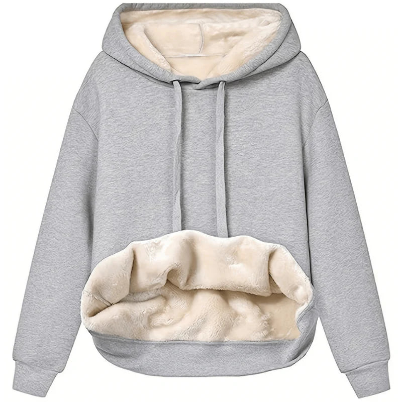 Women’s Pullover Hoodie with Plush Lining