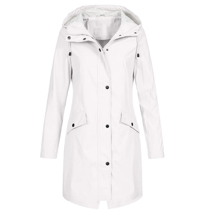 Women’s Raincoat with Hood and Pockets