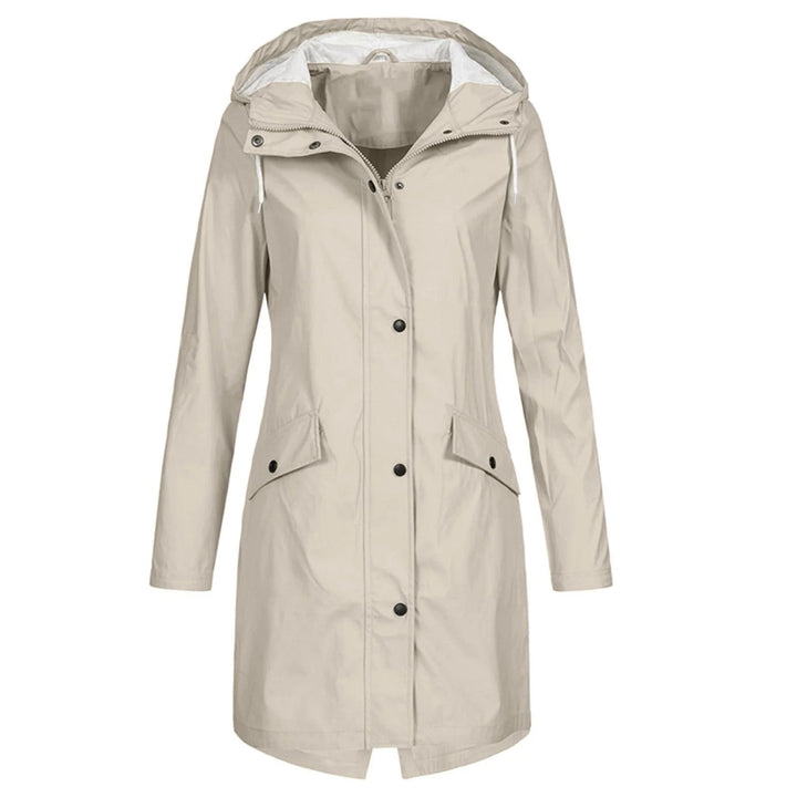 Women’s Raincoat with Hood and Pockets