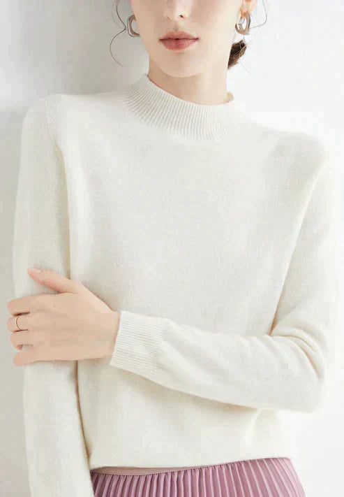 Women’s Ribbed Mock-Neck Sweater