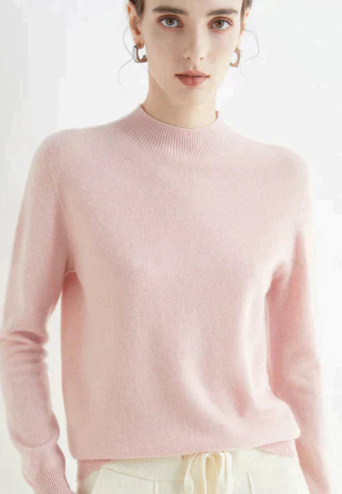 Women’s Ribbed Mock-Neck Sweater