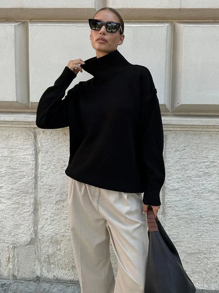 Women’s Ribbed Turtleneck Sweater