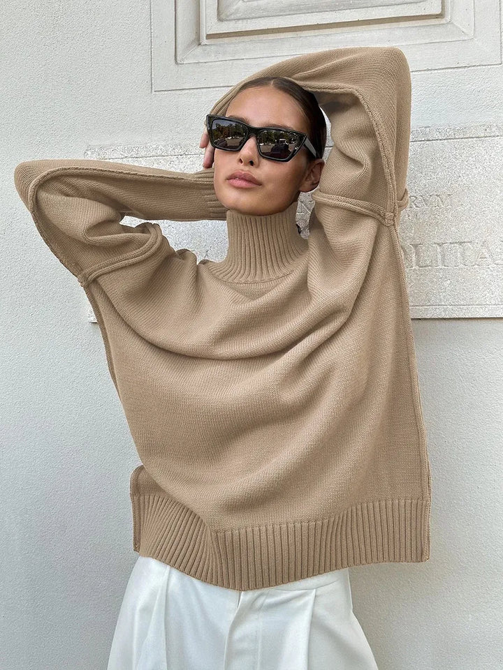 Women’s Ribbed Turtleneck Sweater