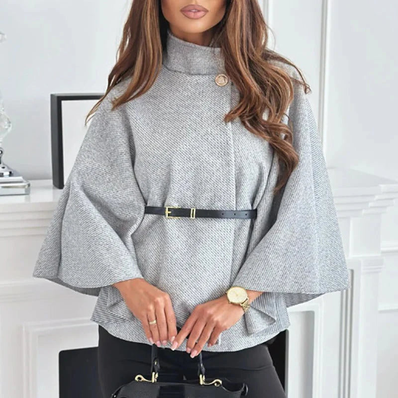 Women’s Short Jacket with High Collar