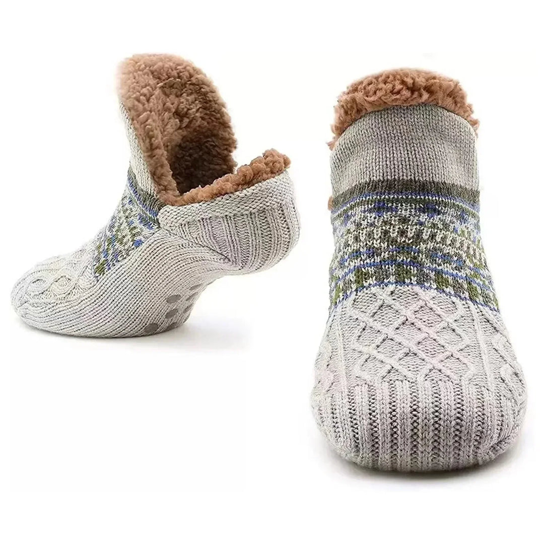 Women’s Slipper Socks with Textured Knit