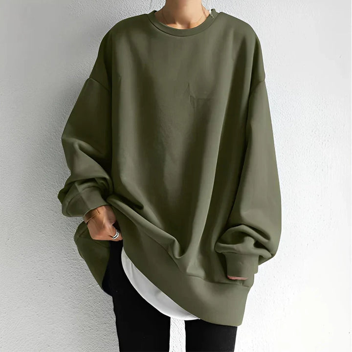 Women’s Sweater with Dropped Shoulder Seams