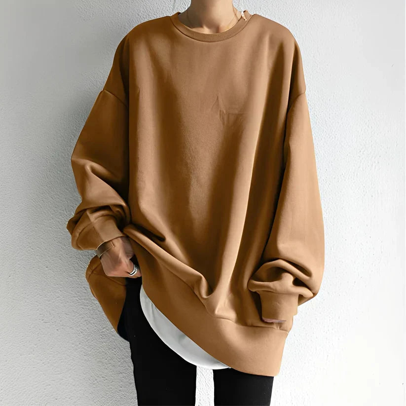 Women’s Sweater with Dropped Shoulder Seams