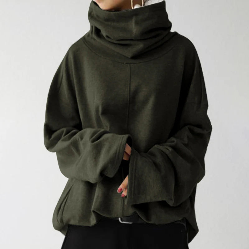 Women’s Sweater with High Collar