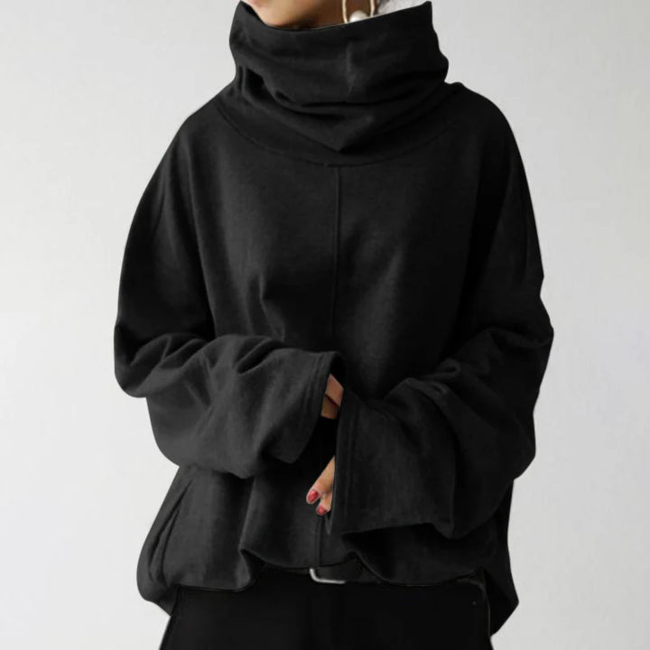 Women’s Sweater with High Collar